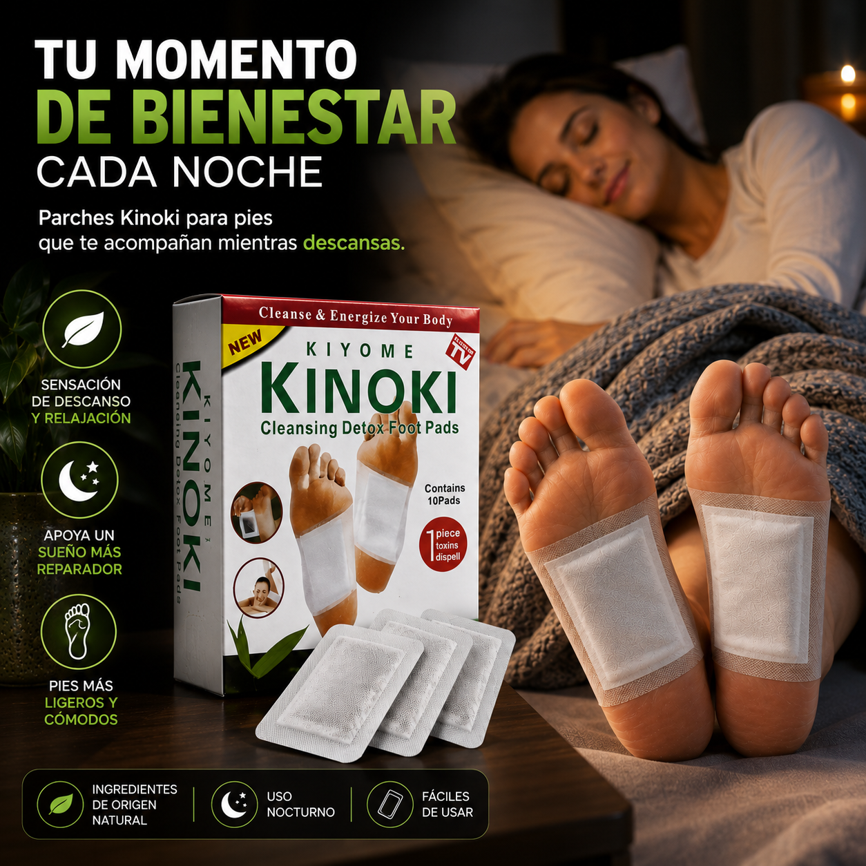Kinoki Relax Pack de 50 Unidades