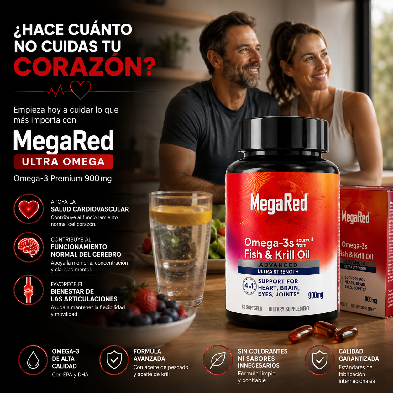 MegaRed Ultra Omega 3  Premium 900 mg
