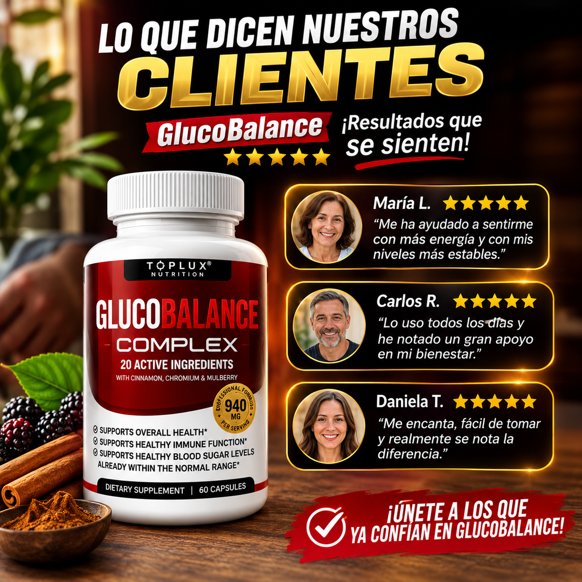 GlucoBalance — Apoyo para vivir sano