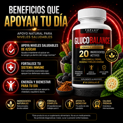 GlucoBalance — Apoyo para vivir sano