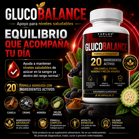 GlucoBalance — Apoyo para vivir sano