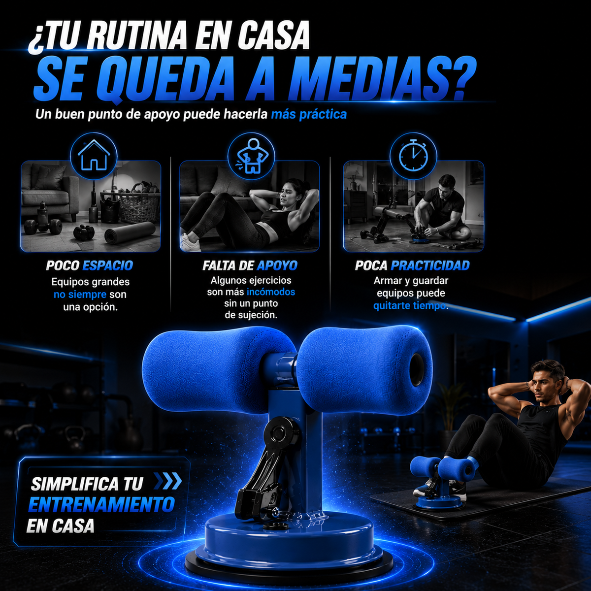 CoreFix — Soporte abdominal con ventosa